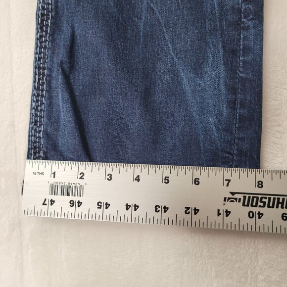 Rock Revival Loreen Women's Mid Rise Bootcut Dark Wash Jeans Size 25 - Picture 9 of 12